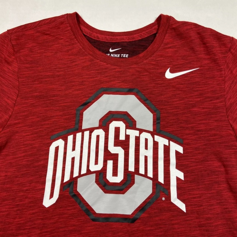 Ohio State Buckeyes Nike Dri Fit Red Athletic T-Shirt